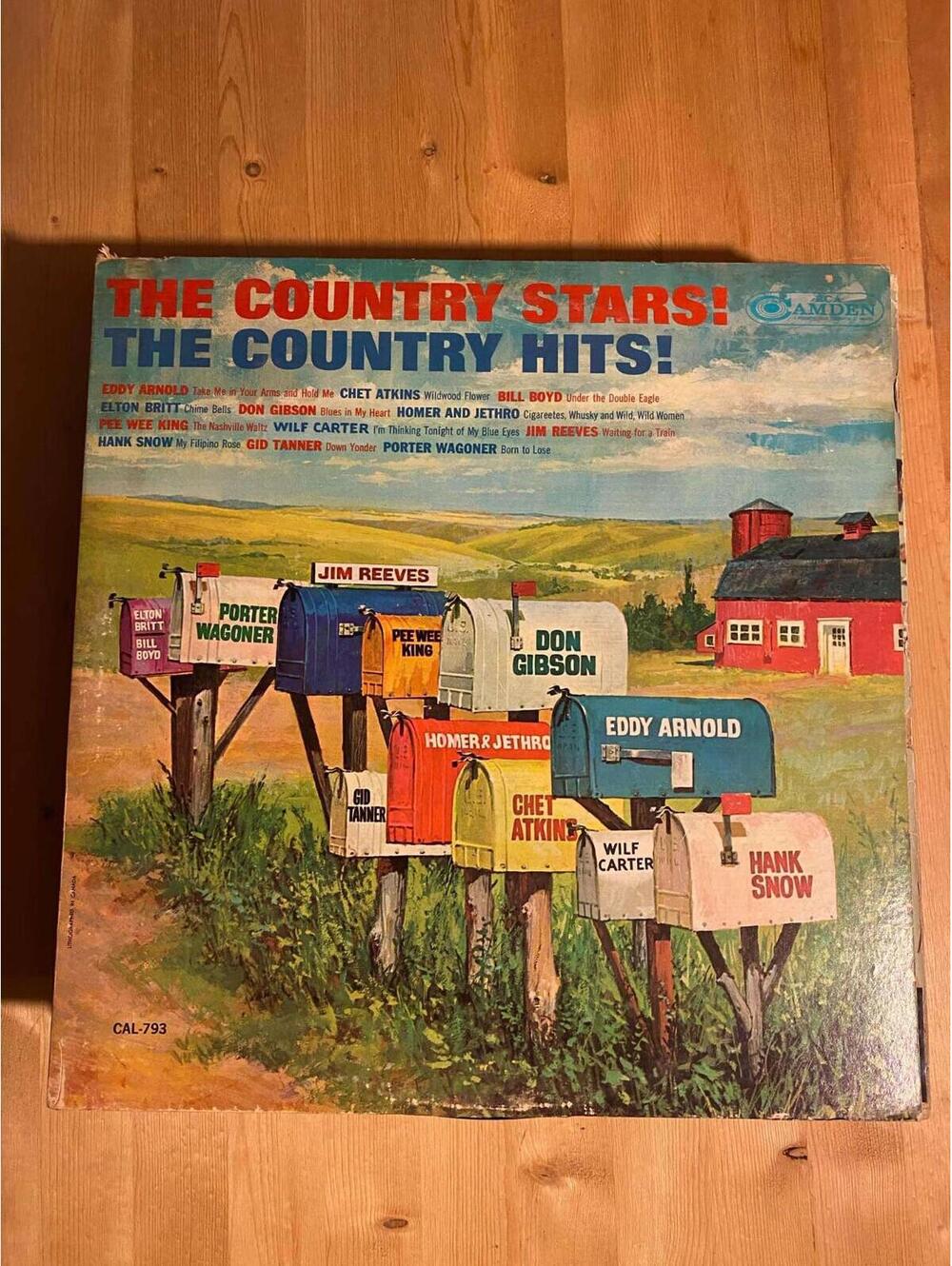 Various – The Country Stars! The Country Hits! Vintage 33rpm VG+ AB28